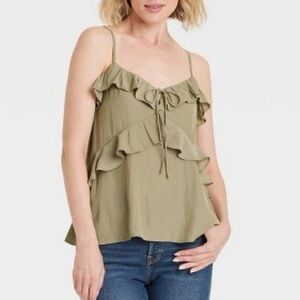 Universal Thread Ruffle Cami Top